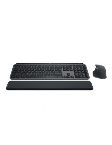 Tipkovnica + miška Logitech MX Keys S (	920-011614) črna, naslon za zapestje, SLO g.